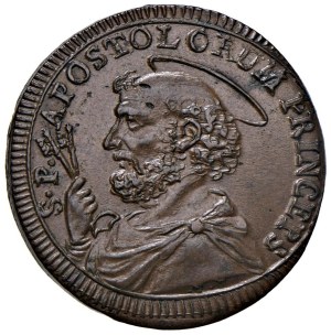 Papal coins - Pius VI (1775-1799) Sampietrino da 2 Baiocchi e mez...