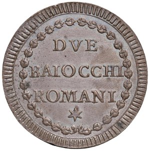 Papal coins - Pius VI (1775-1799) 2 Baiocchi An. XII - Munt. 104 ...