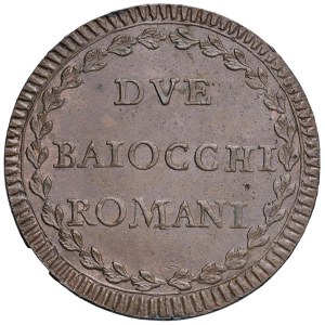 Papal coins - Pius VI (1775-1799) 2 Baiocchi An. XXI - Munt. 109d...