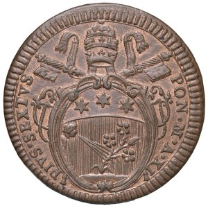 Papal coins - Pio VI (1775-1799) Baiocco An. XI - Munt. 128 CU (...