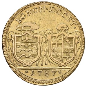 Papal coins - Pio VI (1775-1799) Bologna - 4 Doppie 1787 An. XII...