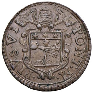 Papal coins - Pius VI (1775-1799) Bologna - Quattrino 1784 - Munt...