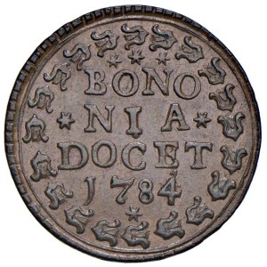 Papal coins - Pio VI (1775-1799) Bologna - Quattrino 1784 - Munt...