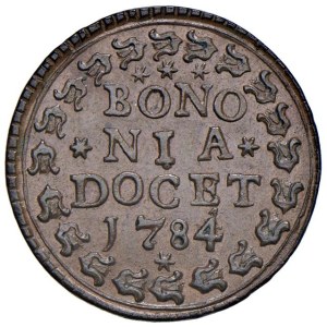Papal coins - Pius VI (1775-1799) Bologna - Quattrino 1784 - Munt...