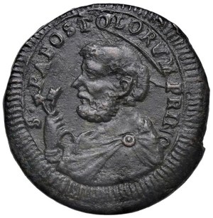 Papal coins - Pius VI (1775-1799) Fano - Sampietrino da 2 Baiocch...