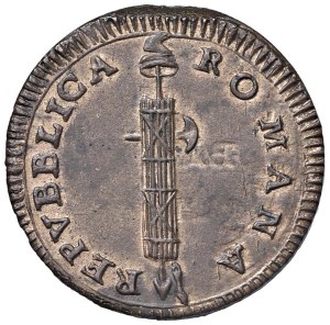 Papal coins - First Roman Republic (1798-1799) 2 Baiocchi - M...