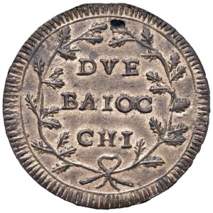 Papal coins - First Roman Republic (1798-1799) 2 Baiocchi - M...