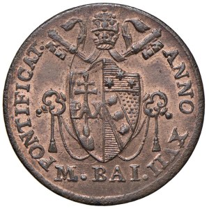 Papal coins - Pio VII (1800-1823) Bologna - Mezzo Baiocco 1816 A...