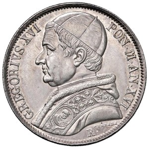 Papal coins - Gregorio XVI (1831-1846) Scudo 1846 An. XVI - Munt...