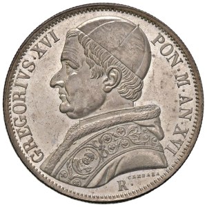 Papal coins - Gregory XVI (1831-1846) Shield 1846 An. XVI - Munt...