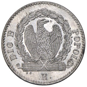 Papal coins - Seconda repubblica romana (1848-1849) 16 Baiocchi ...
