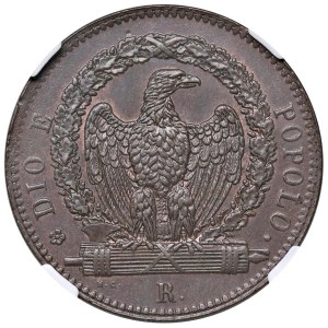 Papal coins - Second Roman Republic (1848-1849) 3 Baiocchi 1...