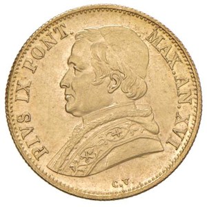 Papal coins - Pio IX (1846-1878) Scudo 1862 An. XVI - Munt. 8e A...