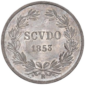 Papal coins - Pius IX (1846-1878) Shield 1853 An. VIII - Munt. 10a...
