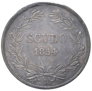 Papal coins - Pius IX (1846-1878) Shield 1854 An. IX - Munt. 10b A...