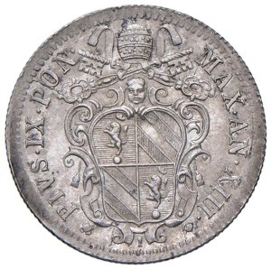 Papal coins - Pius IX (1846-1878) Bologna - 10 Baiocchi 1858 An. ...
