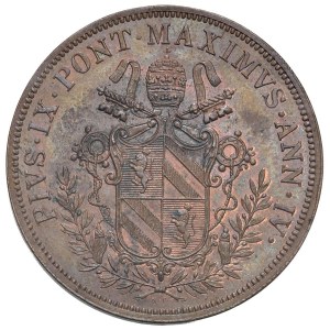 Papal coins - Pio IX (1846-1878) Bologna - 5 Baiocchi 1849 An. I...