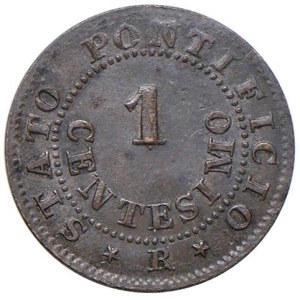 Papal coins - Pio IX (1846-1878) Centesimo 1868 An. XXII - Munt....