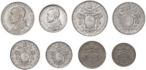 Papal coins - Pius XII (1939-1958) Divisional set of 8 coins ...
