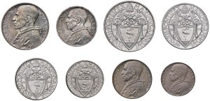Papal coins - Pius XII (1939-1958) Divisional set of 8 coins ...