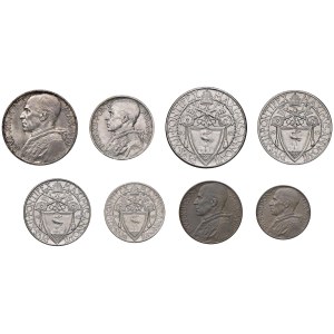 Papal coins - Pio XII (1939-1958) Serie divisionale di 8 monete ...