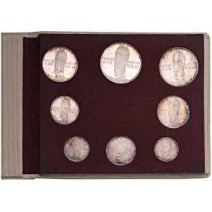 Papal coins - Paolo VI (1963-1978) Serie di 8 valori PROVA An. 1...