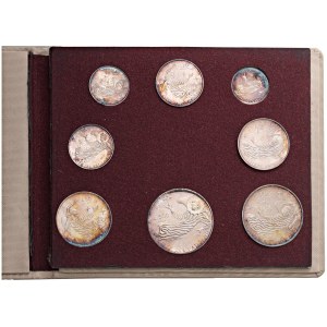 Papal coins - Paolo VI (1963-1978) Serie di 8 valori PROVA An. 1...