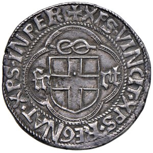 Savoy - * Carlo I (1482-1490) Testone (Cornavin, sigla GG)...