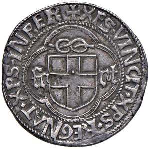 Savoy - * Charles I (1482-1490) Testone (Cornavin, initials GG)...