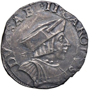 Savoy - Charles II (1504-1553) Testone - MIR 339a AG (g 9.13...
