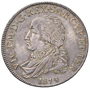Savoy - Vittorio Emanuele I (1802-1821) Mezzo Scudo 1814 -...