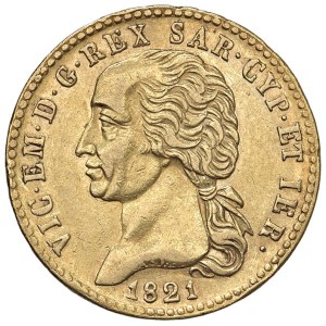 Savoy - * Victor Emmanuel I (1802-1821) 20 Lire 1821 - N...