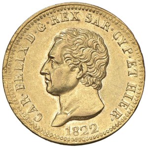 Savoy - Carlo Felice (1821-1831) 40 Lire 1822 T - Nomisma ...