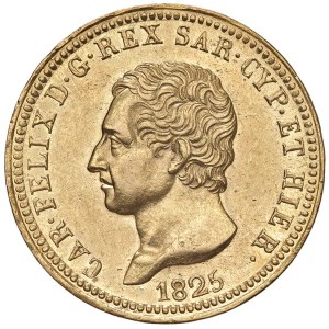 Savoy - Carlo Felice (1821-1831) 40 Lire 1825 T - Nomisma ...
