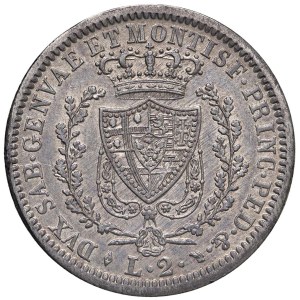 Savoy - Carlo Felice (1821-1831) 2 Lire 1827 T - Nomisma 5...