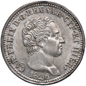 Savoy - Charles Felix (1821-1831) Lira 1826 T - Nomisma 591...