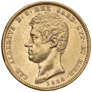 Savoy - Charles Albert (1831-1849) 100 Lire 1834 T - Nomism...