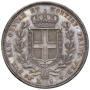 Savoy - Charles Albert (1831-1849) 5 Lire 1832 T - Nomisma ...