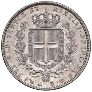 Savoy - Carlo Alberto (1831-1849) 5 Lire 1836 G - Nomisma ...