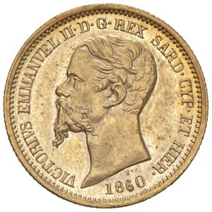 Savoy - Victor Emmanuel II (1849-1861) 20 Lire 1860 M - ...