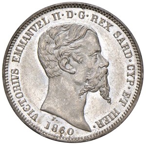 Savoy - Vittorio Emanuele II (1849-1861) Lira 1860 M - Nom...
