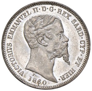 Savoy - Victor Emmanuel II (1849-1861) Lira 1860 M - Nom...