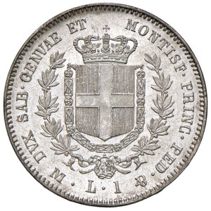 Savoy - Victor Emmanuel II (1849-1861) Lira 1860 M - Nom...