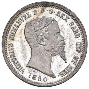 Savoy - Vittorio Emanuele II (1849-1861) 50 Centesimi 1860...