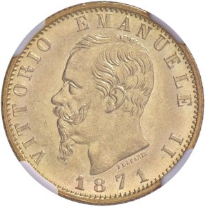 Savoy - Vittorio Emanuele II (1861-1878) 20 Lire 1871 R - ...