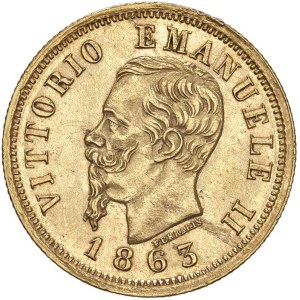 Savoy - Vittorio Emanuele II (1861-1878) 10 Lire 1863 T - ...