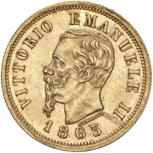 Savoy - Victor Emmanuel II (1861-1878) 10 Lire 1863 T - ...