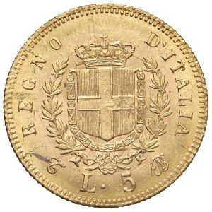 Savoy - Victor Emmanuel II (1861-1878) 5 Lire 1863 T - N...