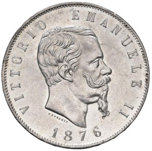 Savoy - Victor Emmanuel II (1861-1878) 5 Lire 1876 R - N...