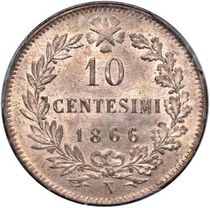 Savoy - Victor Emmanuel II (1861-1878) 10 cents 1866...